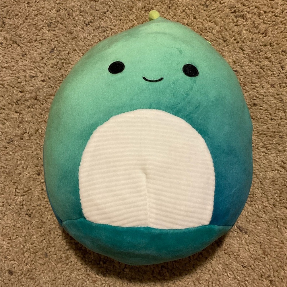 Squishmallows Aqua and White Plush Toy